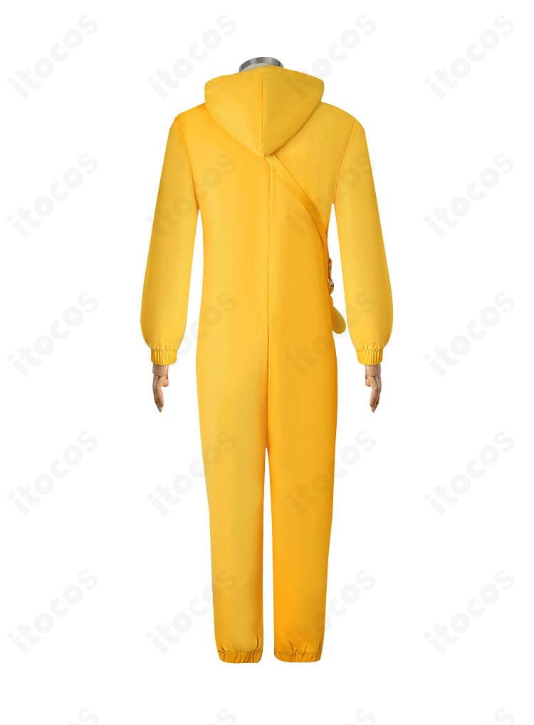 第五人格 幸運児 コラボ衣装の背面。背中のシルエットと後ろ身頃のディテールを確認できる画像。