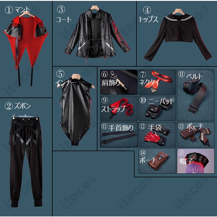 勝利の女神：NIKKE ウンファ 高再現コスプレ衣装 マント付きで撮影映えと快適さを両立 - 6枚目の画像