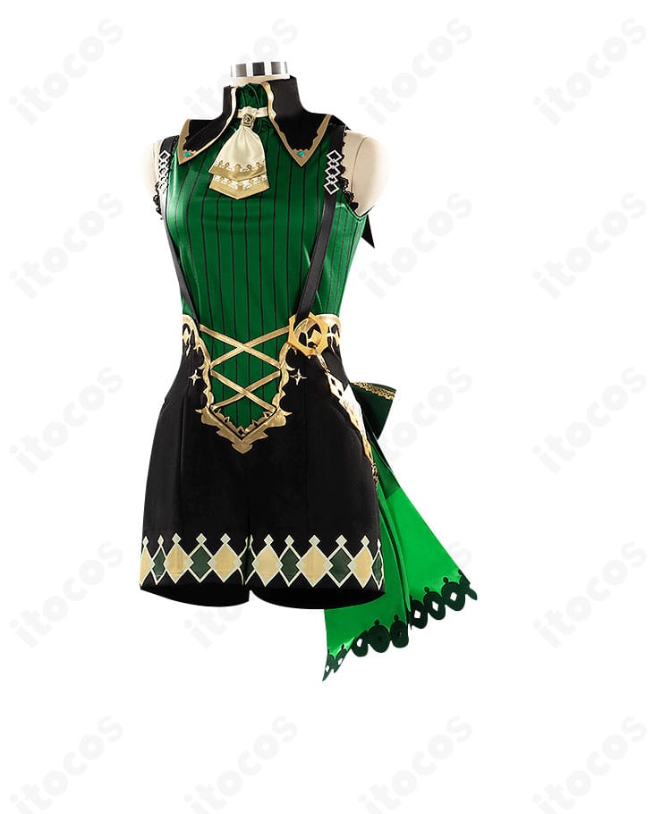 サトノクラウン 勝負服コスプレ衣装の右側面｜ラインの美しさとチェーン位置が分かる角度