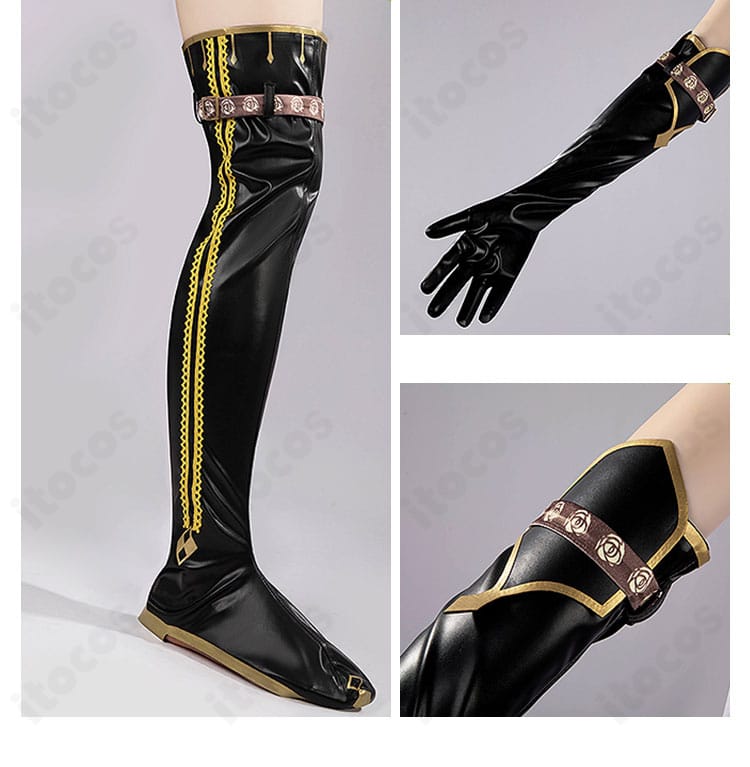 サトノクラウン衣装のブーツカバーと手袋装飾｜トータルコーデの統一感