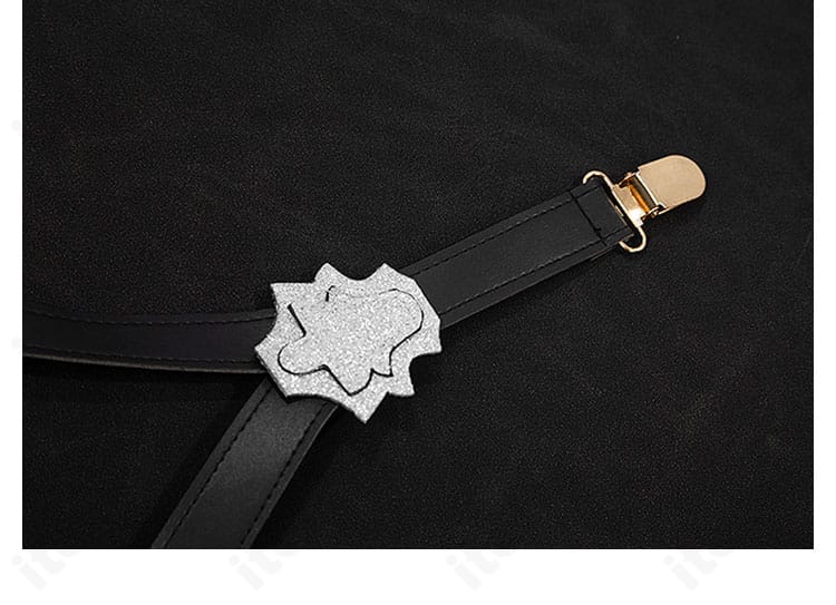 サトノクラウン衣装の背帯部分アップ｜スタイリッシュな形状とステッチが分かる