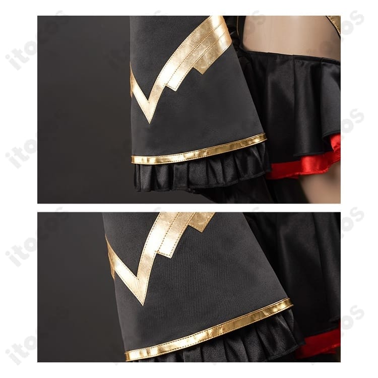 ホロライブ 宝鐘マリン 魔法少女ホロウィッチ！コスプレ衣装 高再現で撮影映え、イベントにも最適 - 5枚目の画像