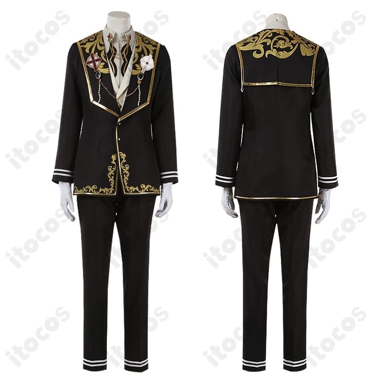 風早巽 ブレッシングブラック衣装｜高再現でステージ映え、快適な着心地のフルセット - 5枚目の画像