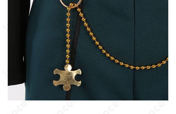 桜河こはく 衣装のウエスト周り装飾、ベルト風ディテール