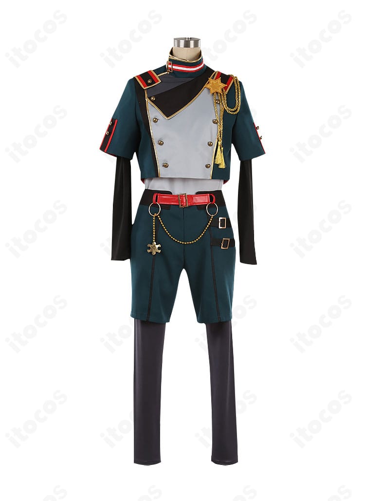 桜河こはく Double Faceコスプレ衣装の正面全体、再現度の高いセットアップ