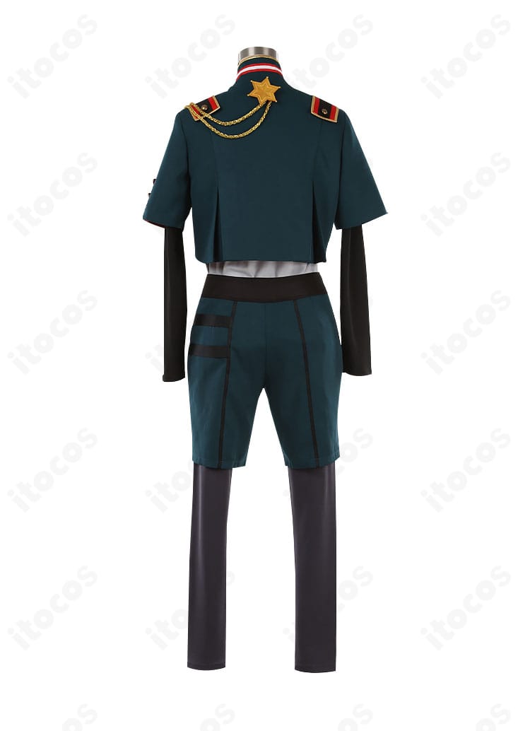 桜河こはく Double Face衣装の背面、ヨークや背飾りの作り込み