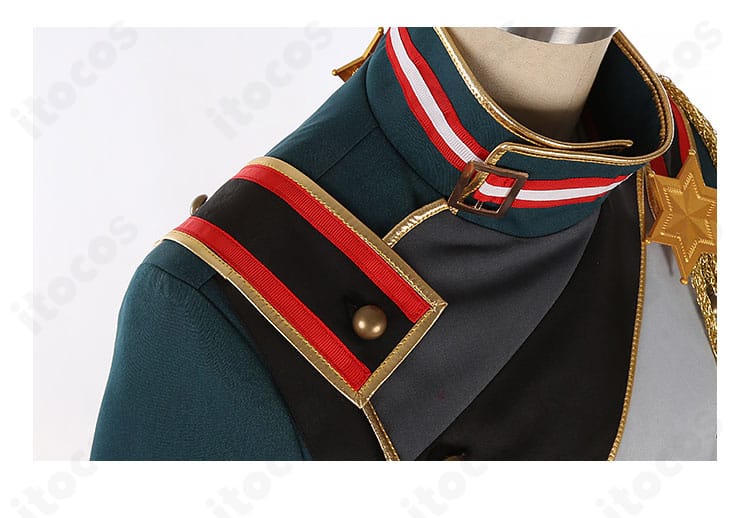 桜河こはく 衣装の襟元装飾、アイドルらしい上品なデザイン