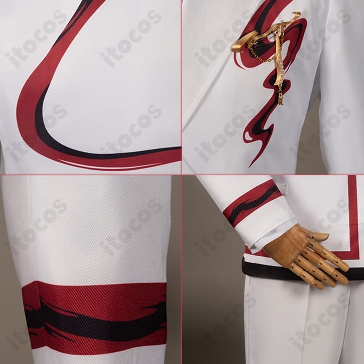 恋と深空 ホムラ（焰） 花の名のもとに コスプレ衣装 高再現で撮影映え、快適な着用設計 - 4枚目の画像