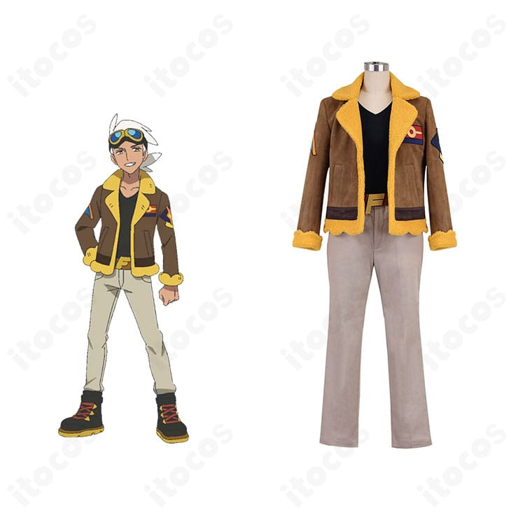 ポケットモンスター フリード博士のコスプレ衣装とキャラクター比較。ロングコートと装飾を忠実に再現した一式