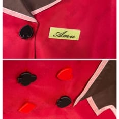 しゅごキャラ! 日奈森あむ 駅員風コスプレ衣装。クラシカル再現でイベント・撮影に最適 - 4枚目の画像（サムネイル）