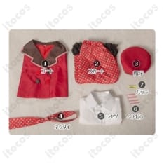 しゅごキャラ! 日奈森あむ 駅員風コスプレ衣装。クラシカル再現でイベント・撮影に最適 - 5枚目の画像（サムネイル）