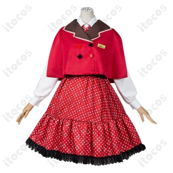 しゅごキャラ! 日奈森あむ 駅員風コスプレ衣装。クラシカル再現でイベント・撮影に最適