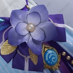 原神 ニィロウ 東風はこぶ花の吐息 コスプレ 高再現で動きやすいフルセット、撮影・イベントに最適 - 5枚目の画像（サムネイル）