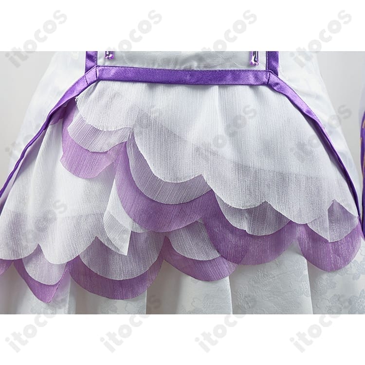 エミリア 通常衣装コスプレ｜高再現で軽やか、撮影やイベントに最適 - 5枚目の画像