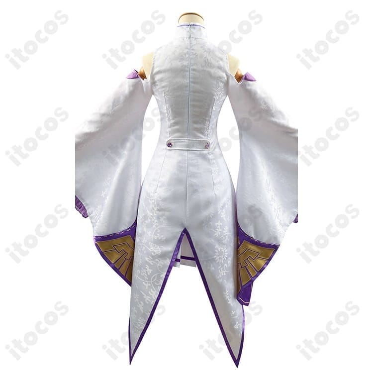 エミリア 通常衣装コスプレ｜高再現で軽やか、撮影やイベントに最適 - 2枚目の画像