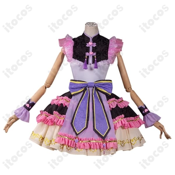 真中らぁら チャイナゴシックコーデ衣装｜高再現度で映えるフルセット、S〜XL・イベント撮影に最適