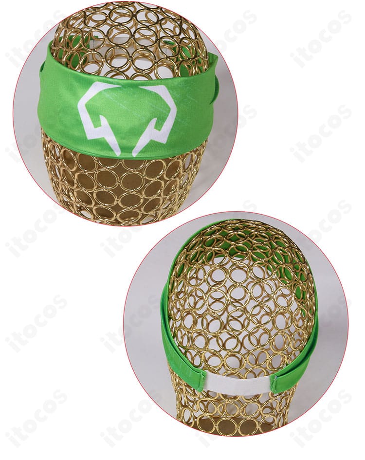 ヴァロラント スカイ コスプレ衣装のヘアバンド頭飾りアップ。カラーと質感の確認