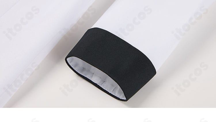 グレイ・フルバスター衣装の袖パーツと切り替えライン