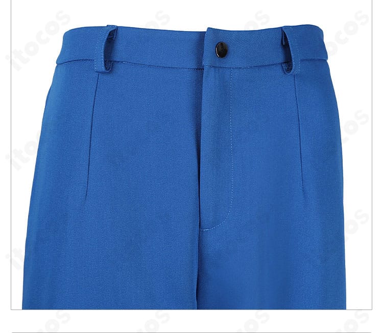 ジュビリー コスプレ衣装のショートパンツ装飾。裾ラインとシルエットバランス