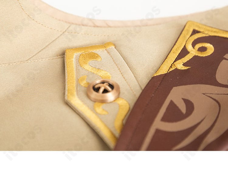 Identity V 第五人格 昆虫学者 メリー・プリニウス 衣装の襟とポケット周りの装飾ディテール