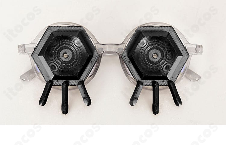 Identity V 第五人格 昆虫学者 メリー・プリニウス 衣装の丸眼鏡アクセサリー詳細。知的な雰囲気を演出