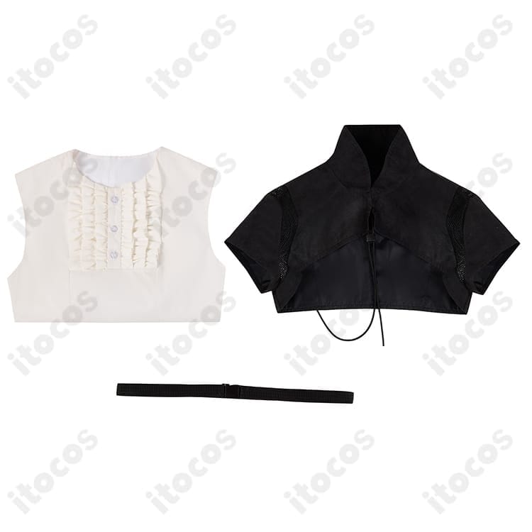 ファイナルファンタジーXIV ミコッテ アンドロイド旧式軍装:医 コスプレ衣装 高再現でイベント・撮影に最適 - 4枚目の画像