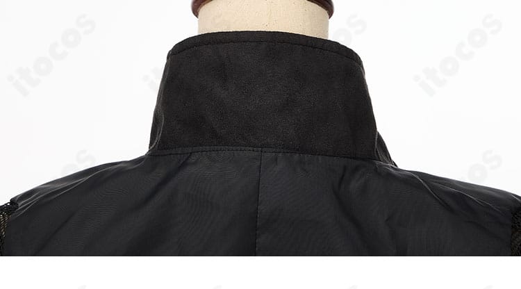 FFXIV ミコッテ衣装の背面装飾アップ。背中のライン取りと装飾配置の再現性を強調