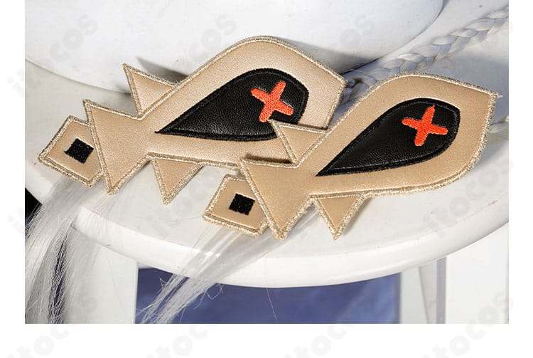 ムアラニ衣装の髪飾り。キャラクターの特徴を捉えた形状と配色