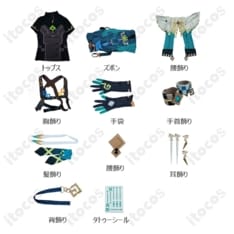 原神 キィニチ コスプレ衣装 高再現で動きやすい通気設計、豪華10点セット - 6枚目の画像（サムネイル）