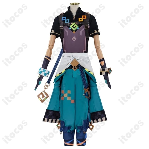 原神 キィニチ コスプレ衣装 高再現で動きやすい通気設計、豪華10点セット