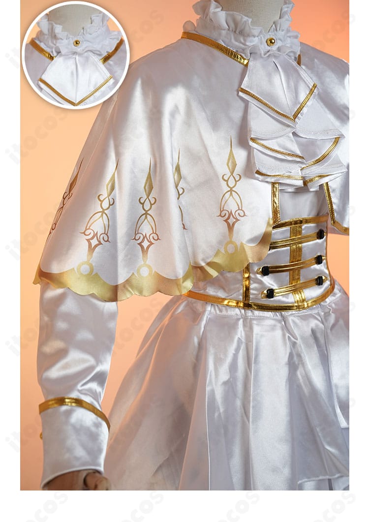 スカーフ装飾の詳細画像｜6th Anniversaryモチーフのアクセントを強調