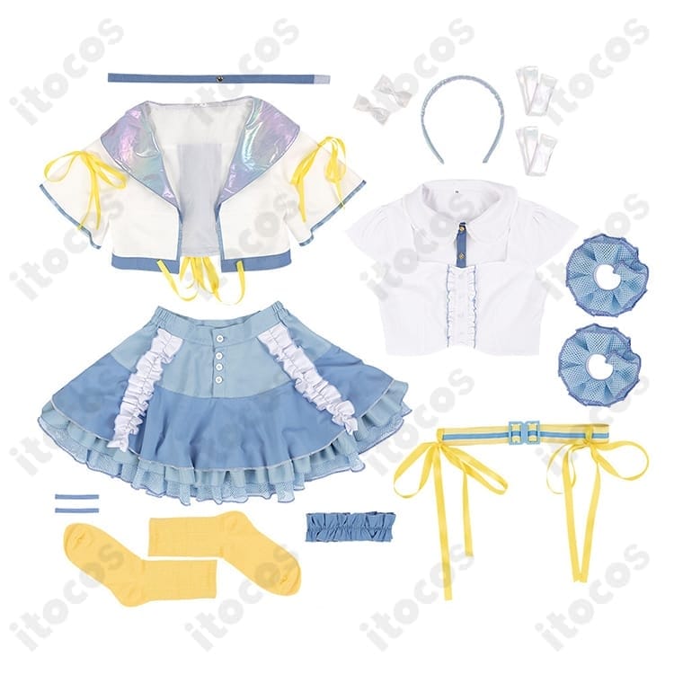 学園アイドルマスター 藤田ことね衣装 高再現で着やすいフルセット｜イベント・撮影に最適 - 6枚目の画像