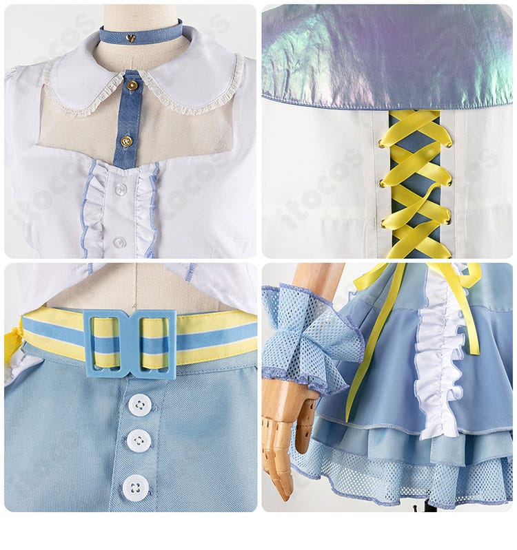 藤田ことね衣装の装飾パーツ詳細。チョーカーや手首飾りなど小物の質感を見せる画像