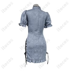 ジュビア・ロクサー チャイナ服 コスプレ衣装｜高再現ディテールと髪飾りセット - 3枚目の画像（サムネイル）