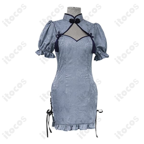 ジュビア・ロクサー チャイナ服 コスプレ衣装｜高再現ディテールと髪飾りセット