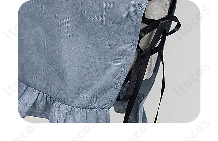 スカート部分の装飾クローズアップ。裾デザインと装飾の質感が分かる画像