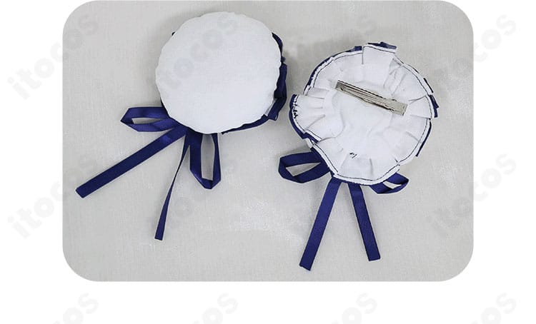 付属の髪飾りクローズアップ。チャイナテイストに合わせた華やかなアクセサリー