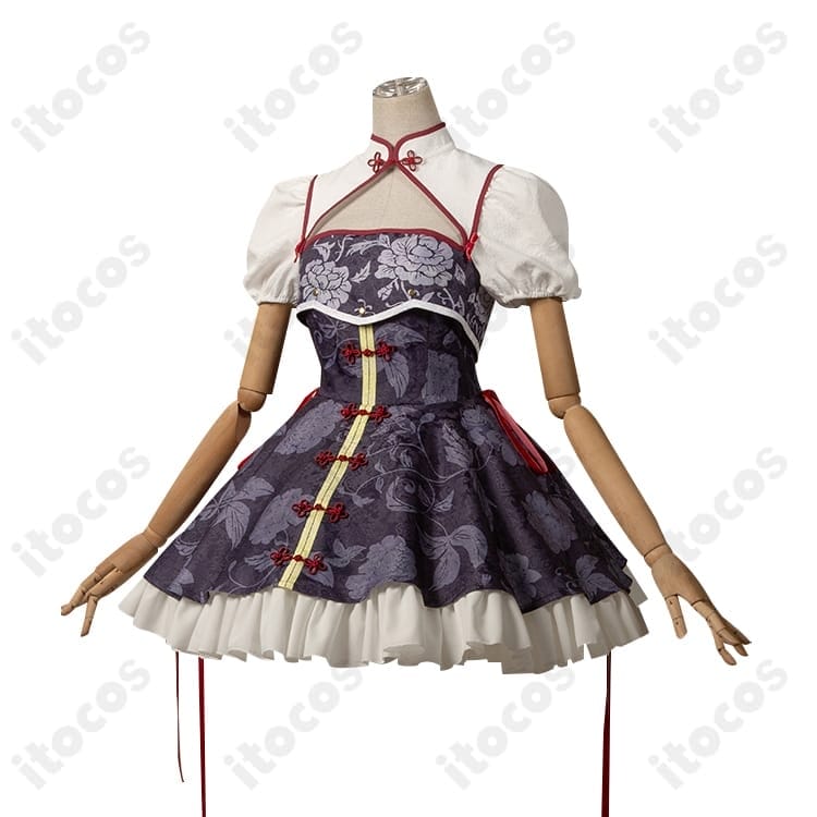 終わりのセラフ クルル・ツェペシ中華風アレンジ衣装 豪華刺繍で高再現・イベント映え - 2枚目の画像