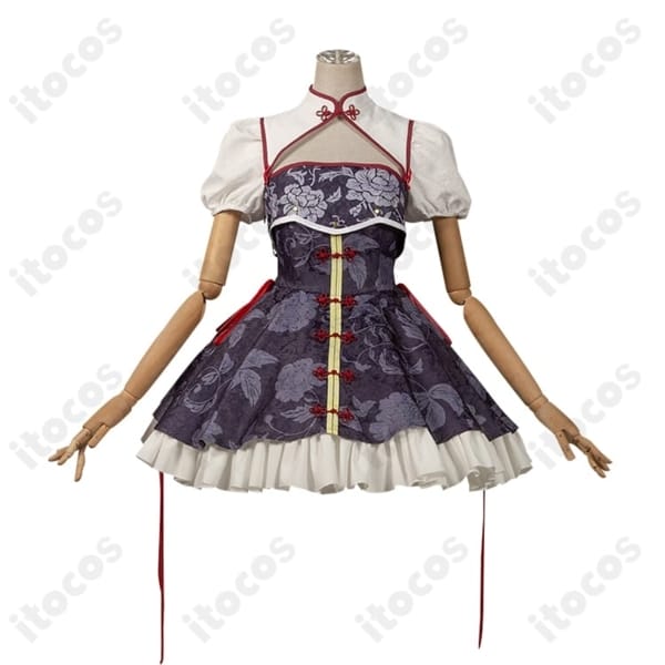 終わりのセラフ クルル・ツェペシ中華風アレンジ衣装 豪華刺繍で高再現・イベント映え