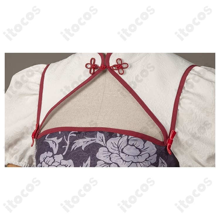 終わりのセラフ クルル・ツェペシ中華風アレンジ衣装 豪華刺繍で高再現・イベント映え - 4枚目の画像