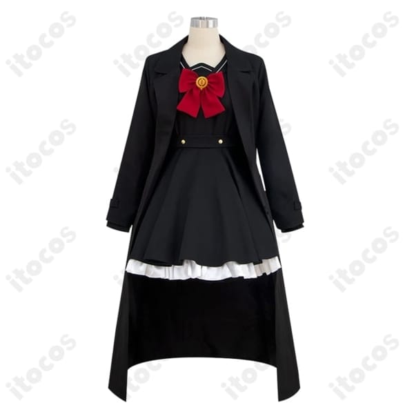 ブルーアーカイブ ニヤニヤ教授 コスプレ衣装 学園制服風 小物一式で即撮影・高再現