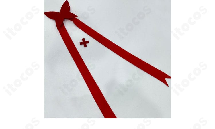 ヴァギー コスプレ衣装に付属する髪飾りの近接画像｜装着イメージ