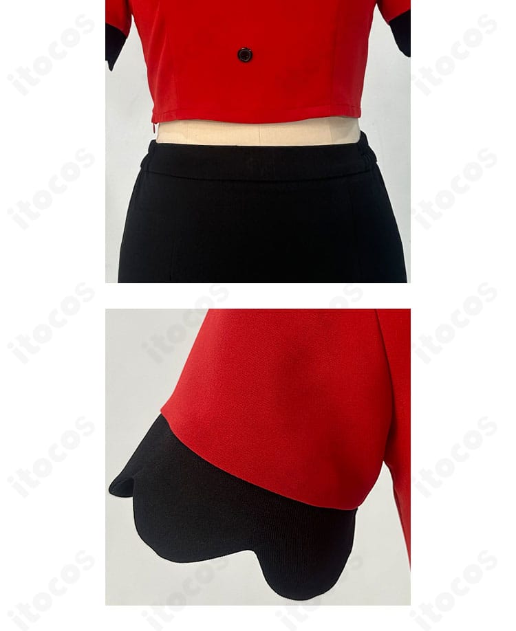 ヴァギー コスプレ衣装の袖ディテール｜ステッチと装飾の近接撮影