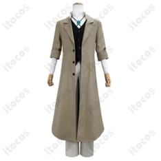 太宰治 コスプレ衣装｜高再現トレンチコート6点セット 快適で動きやすく撮影に最適 - 1枚目の画像（サムネイル）