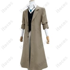 太宰治 コスプレ衣装｜高再現トレンチコート6点セット 快適で動きやすく撮影に最適 - 3枚目の画像（サムネイル）