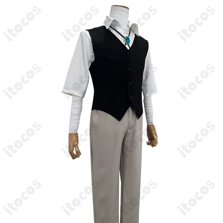 太宰治 コスプレ衣装｜高再現トレンチコート6点セット 快適で動きやすく撮影に最適 - 4枚目の画像