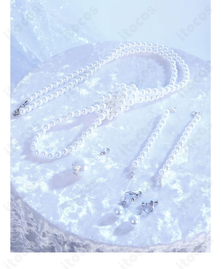 ネックレスとイヤリングのセット装飾詳細画像