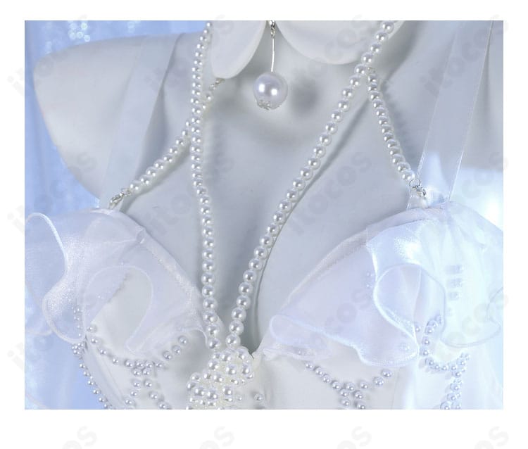 襟元の装飾ディテールアップ（襟飾りの質感）