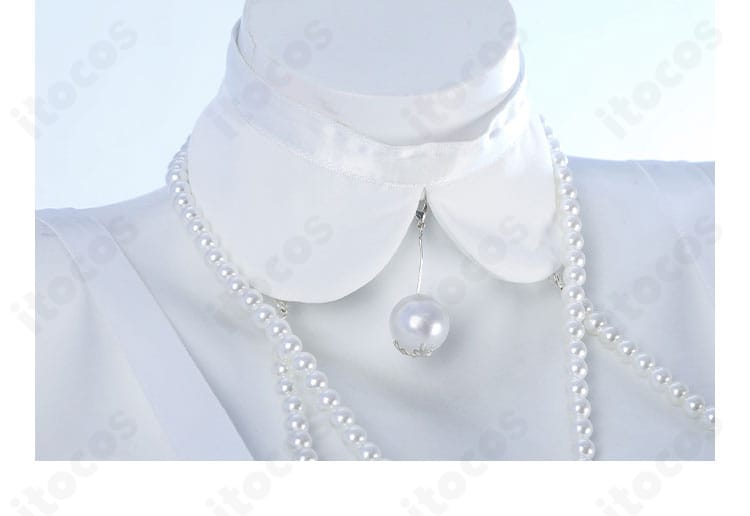 第五人格 グレイス衣装のネックレス装飾ディテール画像