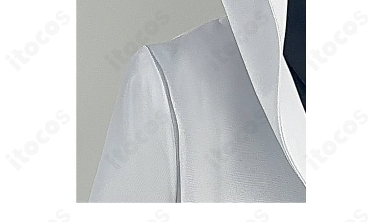 肩から袖の装飾近接｜コートの肩周りとライン意匠を示す学園制服風ディテール